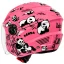 خرید ‏کلاه کاسکت بچگانه بدون فک استیل برد مدل PANDA PINK