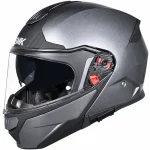 کلاه کاسکت فک متحرک اس ام کی مدل ANTHRACITE GRAPHIC GLDA600 GULLWING