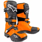 بوت کراسی الپین استار مدل Orange Black